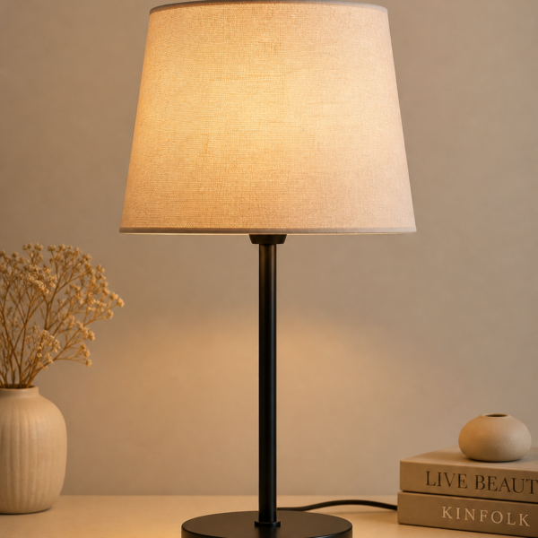 Modern Minimal Table Lamp – Warm Ambient Lighting